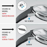 Parafusar T-Bars Cesare Silver (2 pcs) - Lambretta Watches - Lambrettawatches