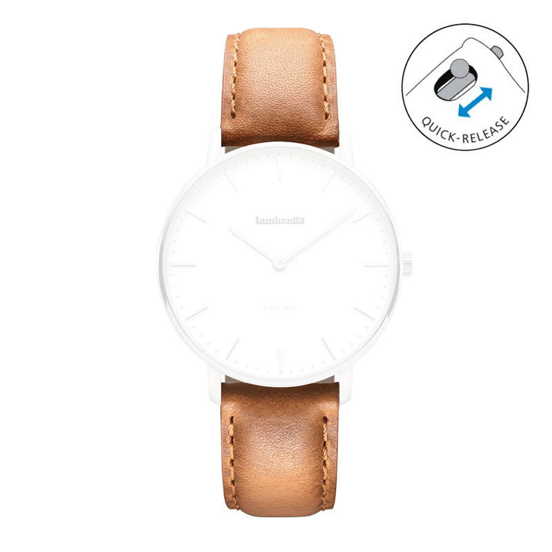Cinta Classico Tan (18mm) - Lambretta Watches - Lambrettawatches