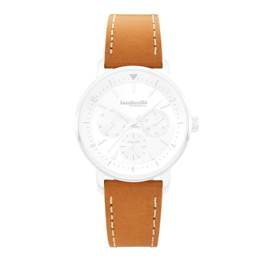 Couro de Couro Imola (18mm) Tan - Lambretta Watches - Lambrettawatches